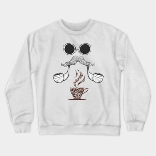 Hipster Mustache Crewneck Sweatshirt